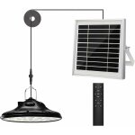 100leds 1200lm lampe solaire exterieur, 3 mode lampe suspendue solaire, panneau solaire r�glable, 4 luminosit� ...