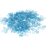 100pcs attaches - livres avion mignon en forme de trombone bleu pour cartes d'invitation et carnets