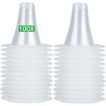 100pcs embouts pour braun thermoscan thermomtre auriculaires - lentilles de protection