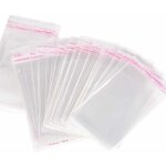 100pcs petit sac bonbon transparent plastique pochette sachets cellophane auto - adh�sifs sachet d'emballage ...