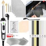 100w soudage plastique, 2 en 1 r�paration plastique, kit reparation plastique avec 56 baguettes de soudage&2 ...