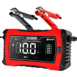 10a chargeur de batterie voiture 12v / 24v, chargeur batterie mainteneur et automatique r�paration fonction ...