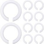 10anneau r�ducteur abat jour, e27 � e14 anneau adaptateur pour luminaire � vis, anneau de remplacement ...