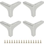 10cm pied de canap� en m�tal 4 pcs pieds de meuble modernes pieds de meuble de canap� pieds de rehausseur ...