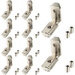 (10pcs)3030 profile aluminium corniere 90� angle, tianher interne rainure en t supports de raccord d?angle ...