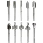 10pcs 3mm 1 / 8  mini queue hss menuisier routeur bits fraises � bois pour dremel foredom rotatif outil ...