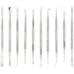 10pcs en acier inoxydable cire sculpteurs spatule pick set clay pottery sculpture tools