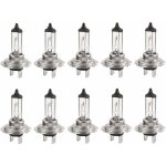 10pcs ampoules halog�nes led 12v h7 55w longue dur�e blanc blanc ampoules / feux crois�s pour voiture ...