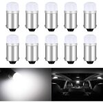 10pcs )ba9s t11 53 t4w 64111 ampoule led 12v, 2smd 2835chips blanc 6000k ampoule led voiture pour lampe ...