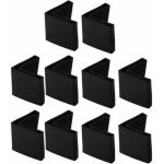10pcs casquette pieds chaise angle fer forme l patin meuble table embout capouchon corni�re protection ...