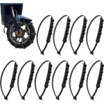 10pcs cha�nes de neige sans glissement d'hiver pour motos cha�nes de neige universelles cha�nes de pneus ...