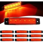 10pcs feux de gabarit lat�raux led, 12v feux de gabarit led arri�re avant indicateur feux de gabarit ...