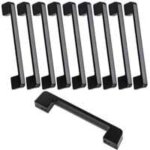 10pcs poign�e meuble entraxe 160mm - poign�e porte cuisine noire poignee barre meuble poignee de cuisine ...