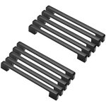 10pcs poign�e meuble entraxe 192mm - poign�e porte cuisine noire poignee barre meuble poignee de cuisine ...
