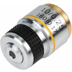 10x 185 objectifs achromatiques pour microscope biologique160 / 0, 17