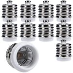 10x adaptateur de douille - 10x convertisseur de douilles e40 vers e27 - adaptateur de support de lampe ...