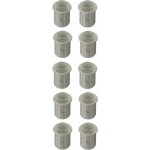 10x amortisseur de but�e universel � enfoncer dans trou 8mm gris clair avec insert caoutchouc porte meuble ...