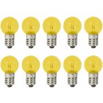 Cyclingcolors - 10x ampoule e10 12v 7, 5w jaune culot 10mm � visser universel incandescent maison bricolage ...