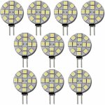 10x ampoule led g4 dc 12v non dimmable blanc 6000k ampoule de lumi�re remplacement 20w lampe halog�ne ...
