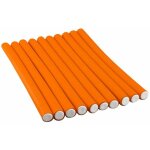 10x bigoudis flexibles - 3 cm - orange