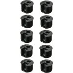 10x boitier excentrique 15mm assemblage plastique insert acier �paisseur bois 19mm noir connecteur meuble ...