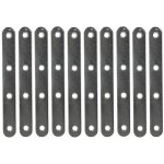 10x patte d'assemblage plaque de connexion perfor�e bouts ronds platine en zinc blanc ferrure fixation ...