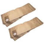 10x sacs compatible avec metabo asa 2025, asa 9050, asr 1250, sho 1150 aspirateur - papier, 67. 9cm x ...