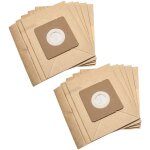 10x sacs compatible avec moulinex mini space, accessimo, compacteo aspirateur - papier, 17, 7cm x 17, ...