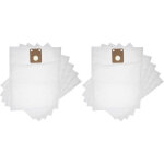 10x sacs compatible avec nilfisk vp300 eco, vp300 hepa, saltix 10, gd 1010 aspirateur - microfibre non ...