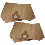 10x sacs compatible avec parkside pnts 1400 h4 - ian 322475, pnts 1500 a1 ian 49325 aspirateur - 38, ...
