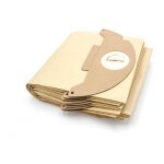 10x sacs remplacement pour menalux 4885p pour aspirateur - papier, 41, 5cm x 20, 5cm marron - vhbw