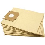 10x sacs compatible avec rowenta ro 1435 compact artec 1 aspirateur - papier, 23cm x 18cm, couleur sable ...
