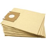 10x sacs compatible avec rowenta ro 2000 - 4075, ro 201 spongo aspirateur - papier, 23cm x 18cm, couleur ...