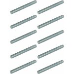Cyclingcolors ? lot de 10 tiges filet�es m6 x 70mm ? acier ? filetage complet 6mm ? norme din 976 ? pour ...