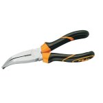 1164bm pince plate coude'e a' bec long en acier avec poigne'es en pvc mm. 160 - beta