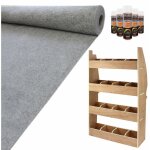 11m2 doublure int�rieure gris fonc� en feutre pour v�hicule & armoire de rangement en mdf pour outils ...