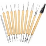 11pcs outil poterie outils de sculpture argile de poterie en c�ramique outils de modelage d'argile pour ...