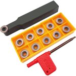 11pcs rpmt1204moe r6 plaquettes de fraisage en carbure indexables fraise � lame avec 5 / 8' / 16mm srdpn1616h1 ...