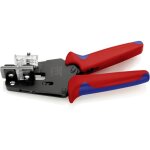 Knipex - 12 12 02 pince � d�nuder de pr�cision avec couteaux de forme avec poign�es multimati�res brunie ...