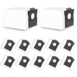 12 accessoires compatibles pour aspirateur robot dreame : sacs � poussi�re x30 / x40, sacs de collecte ...
