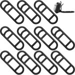 12 bandes en silicone pour v�lo, attaches de guidon pour �clairage, support v�lo pour smartphone et haut ...