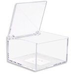 12 bo�tes cube bo�tes plexiglas 6x4cm transparent porte - confettis bo�te � bo�tes