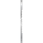 12 lames de scie  chantourner  ergots 7. 5 dents / cm - 2904. 12 - leman