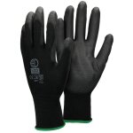 12 paires de gants de travail en pu - taille 11 - xxl - couleur noir - Élastique - protection usages ... 12 paires de gants de travail en pu - taille 11 - xxl - couleur noir - Élastique - protection usages ...