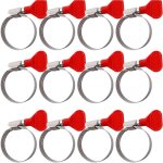 12 pi�ces collier soufflet cardan universel, r�glable collier serrage soufflet pour la plupart des v�hicules, ...