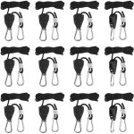 12 pi�ces cordes � cliquet, 2 m�tres corde cliquet corde � cliquet r�glable, corde de suspension, cliquet ...
