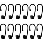 12 pi�ces crochets spirales, crochet pour tend, solide crochets spirale en acier plastifie, crochet pour ...