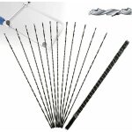 12 pi�ces lames de scie � chantourner avec dents en spirale pour scie de coupe en bois m�tal (2), de