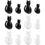 12 pi�ces mignon crochet adhesif, patere adhesive, crochets adhesifs muraux, pas de poin�onnage et pas ...