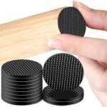 12 pi�ces patins de meubles antid�rapants patins de protection de sol en silicone 25mm protecteurs de ...